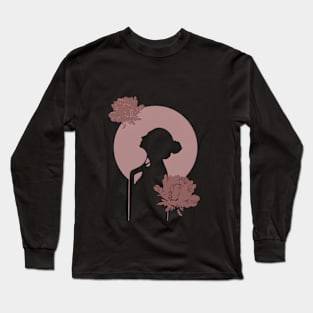 Japanese Women Art Long Sleeve T-Shirt